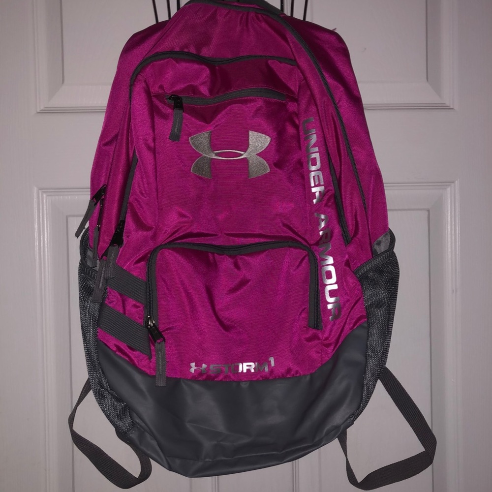 pink under armor backpack